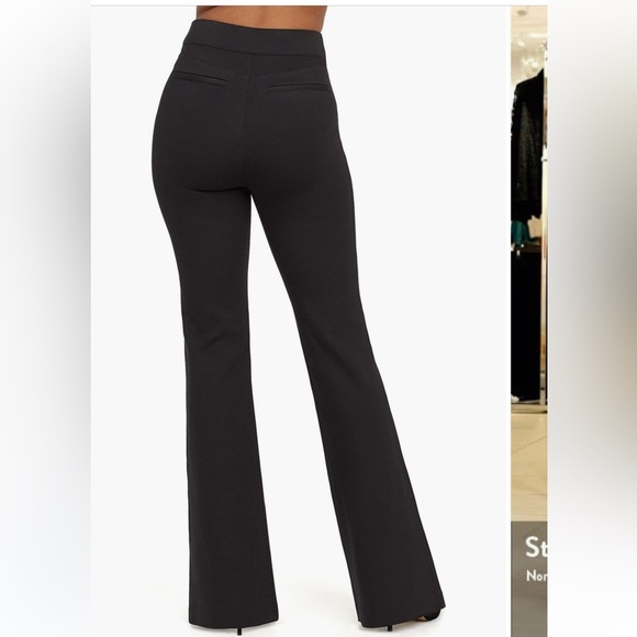 SPANX SPANXsmooth PerfectFit Ponte Flare Pants - Black - Picture 3 of 9
